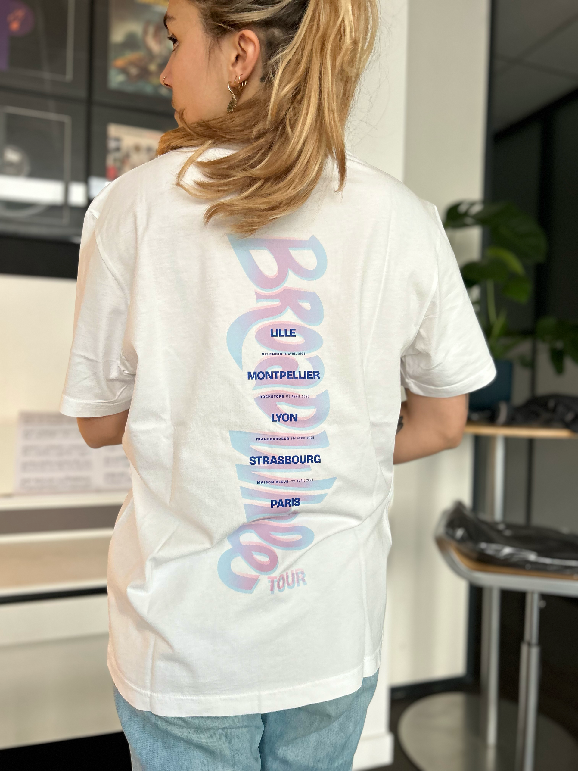 T-shirt blanc Marianne