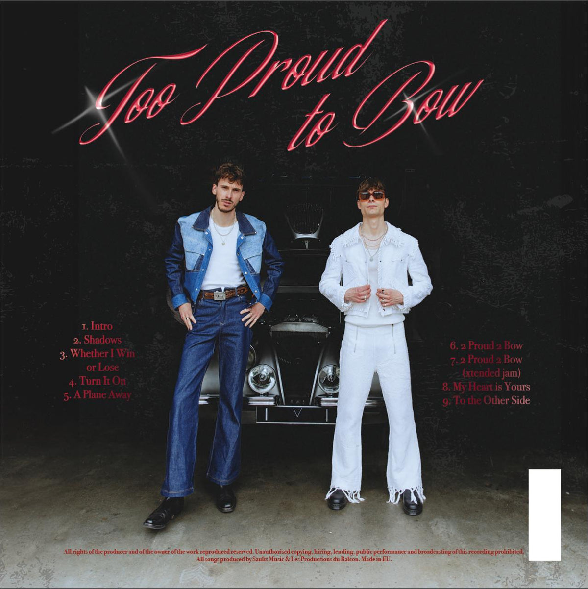 Saults — Vinyle, dos avec tracklist