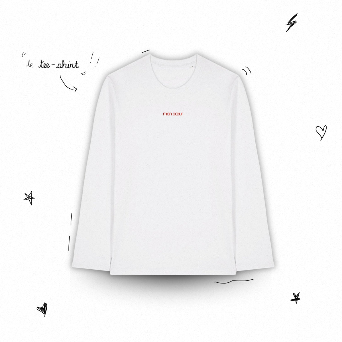 Tee-shirt « mon cœur » — Coralie Fischer